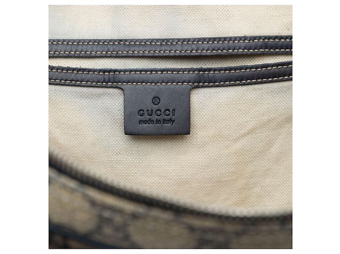 Borsa da lavoro Gucci Beige GG Supreme - vista 5