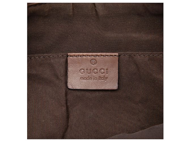 Borsa a tracolla Gucci in tela GG beige - vista 5