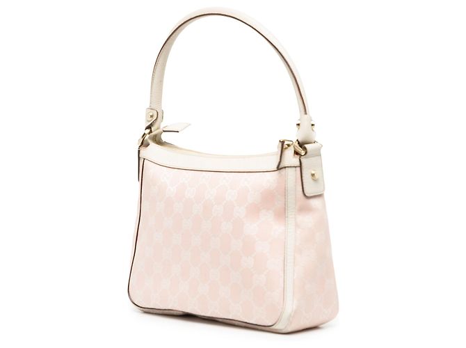 Borsa Gucci in tela GG rosa - vista 2
