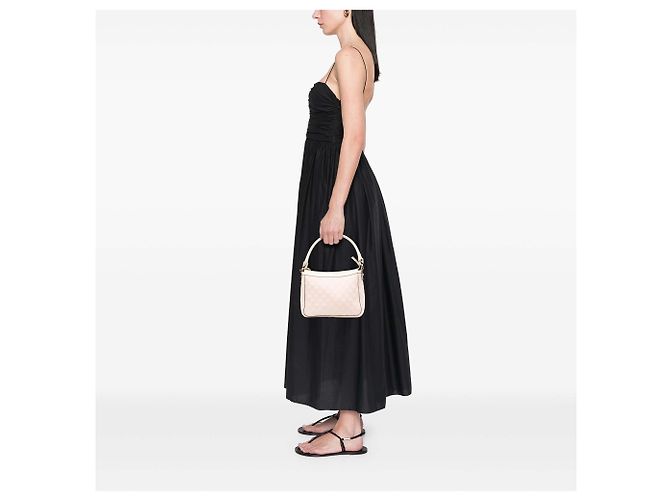 Borsa Gucci in tela GG rosa - vista 5