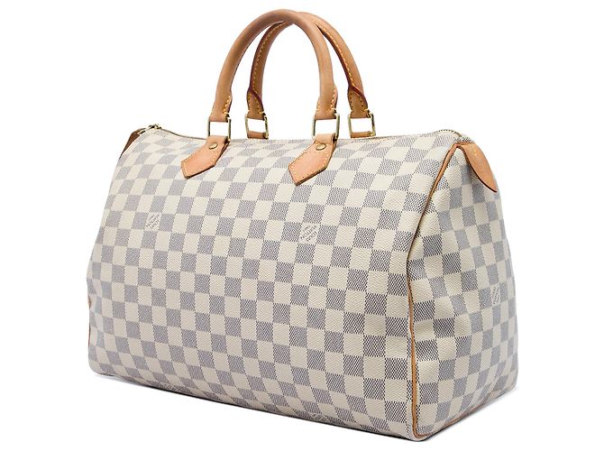 Louis Vuitton White Damier Azur Speedy 35 - vista 2