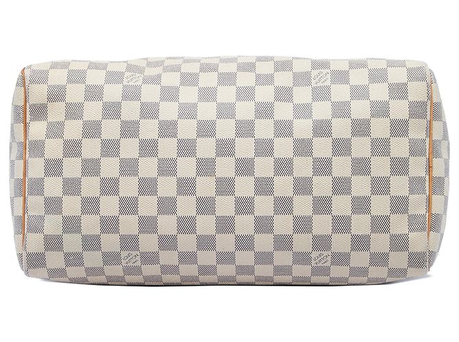 Louis Vuitton White Damier Azur Speedy 35 - vista 3