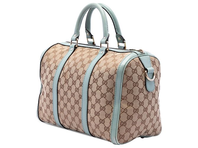 Borsa Boston Gucci Joy Medium in tela GG beige - vista 2