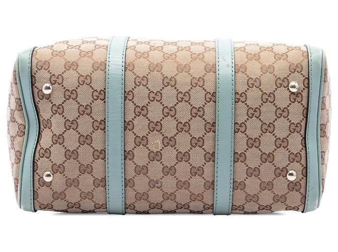 Borsa Boston Gucci Joy Medium in tela GG beige - vista 3