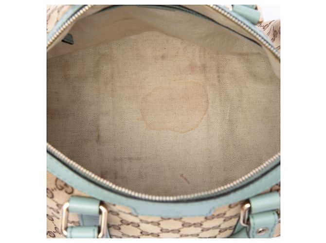 Borsa Boston Gucci Joy Medium in tela GG beige - vista 4