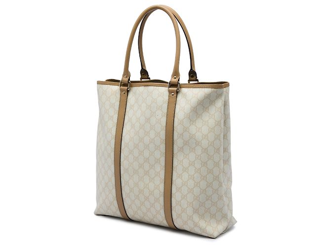Borsa Tote Verticale Gucci Brown GG Supreme Joy - vista 2