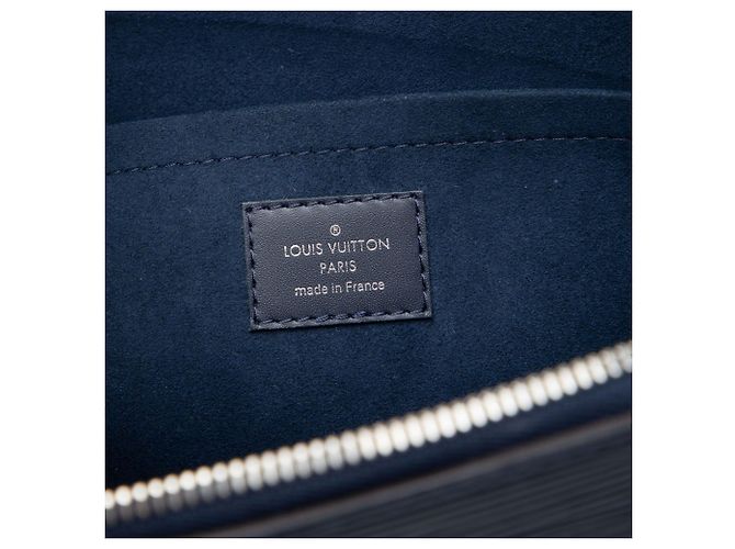 Louis Vuitton Blue Epi Initials Circle Pochette Jour GM - vista 5