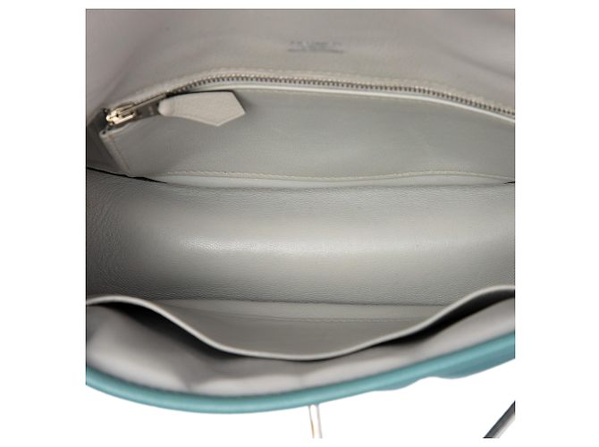 Hermès Blue Mini Evercolor Berline 21 - vista 4