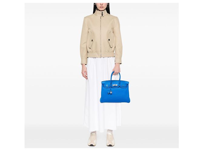 Hermès Blue Togo Birkin Retourne 35 - vista 5