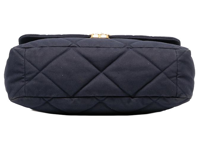 Chanel Blue Maxi Canvas 19 Flap - Ansicht 3