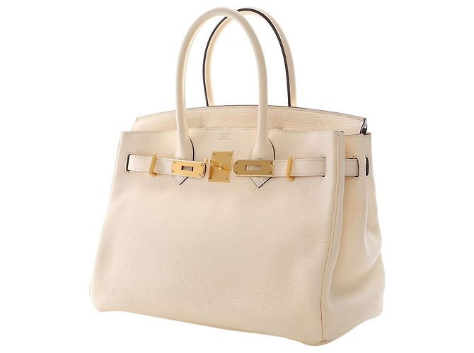 Hermès Beige Clemence Birkin Retourne 30 - vista 11