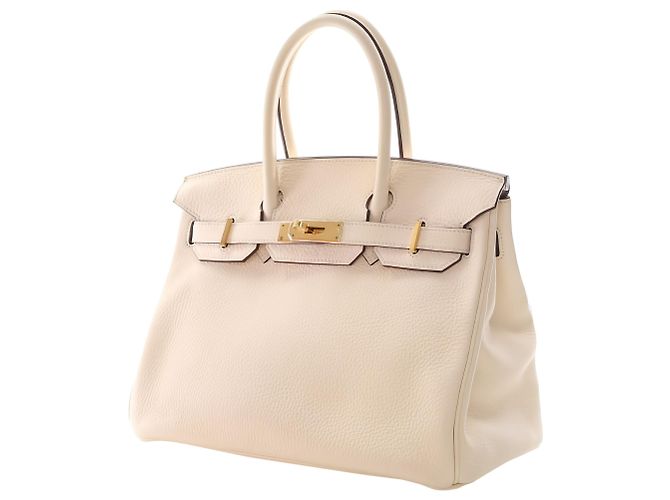 Hermès Beige Clemence Birkin Retourne 30 - vista 12