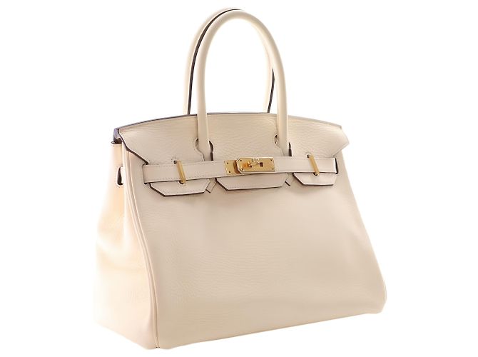 Hermès Beige Clemence Birkin Retourne 30 - vista 14