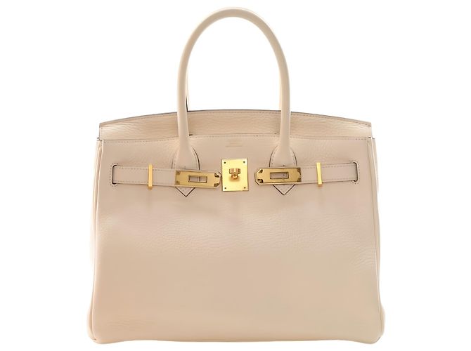 Hermès Beige Clemence Birkin Retourne 30 - vista 15