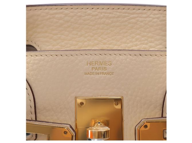 Hermès Beige Clemence Birkin Retourne 30 - vista 4
