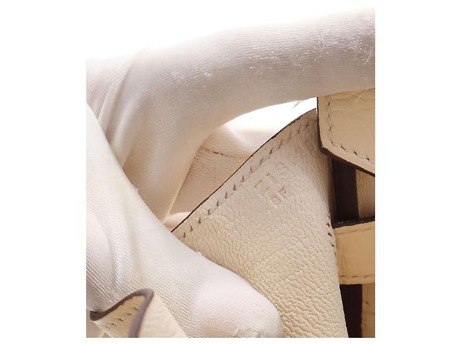 Hermès Beige Clemence Birkin Retourne 30 - vista 6