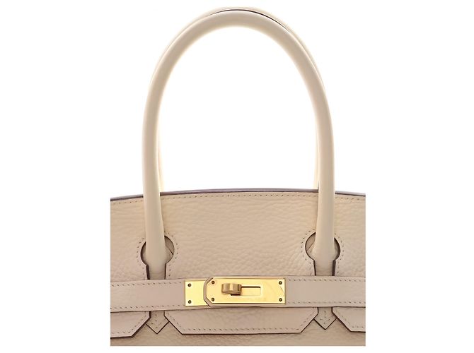 Hermès Beige Clemence Birkin Retourne 30 - vista 7