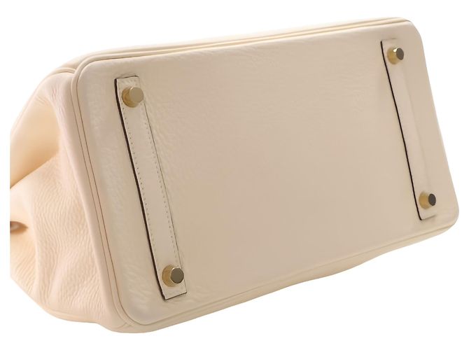 Hermès Beige Clemence Birkin Retourne 30 - vista 9
