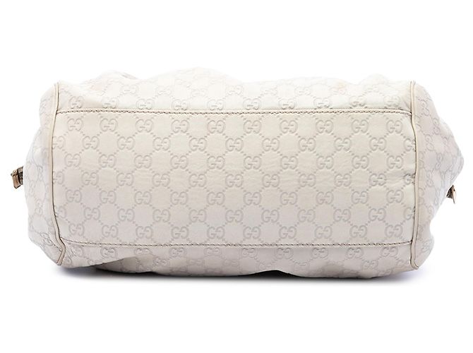 Borsa Satchel Gucci Beige Guccissima Sukey - vista 3