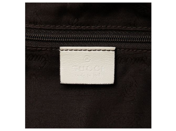 Borsa Satchel Gucci Beige Guccissima Sukey - vista 5