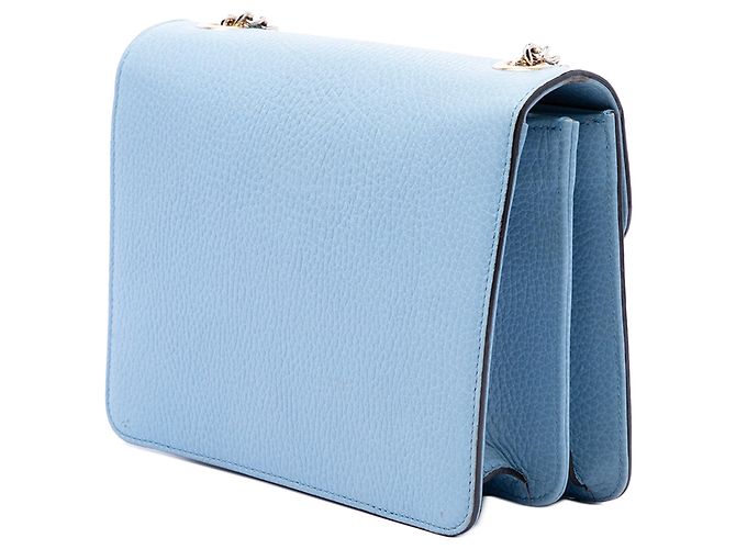 Gucci Blue Small Dollar Calfskin Interlocking G Crossbody - vista 2