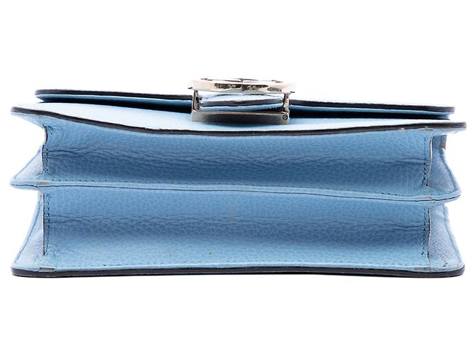 Gucci Blue Small Dollar Calfskin Interlocking G Crossbody - vista 3