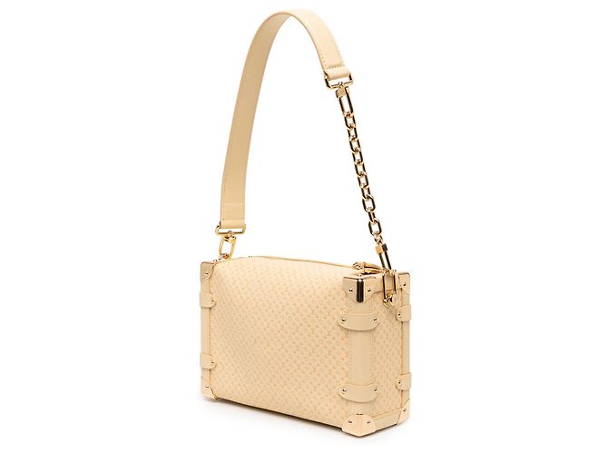 Louis Vuitton Yellow Minigram Calfskin Side Trunk MM - vista 2