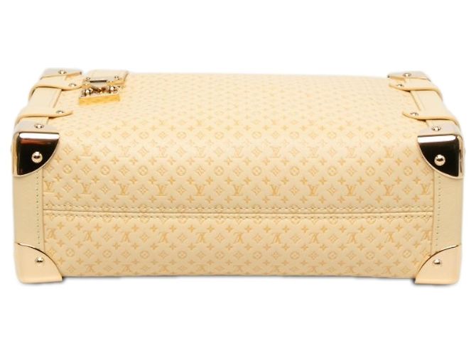 Louis Vuitton Yellow Minigram Calfskin Side Trunk MM - vista 3