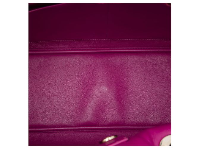 Borsa Diorissimo Dior in pelle di vitello martellata nera Large - vista 4