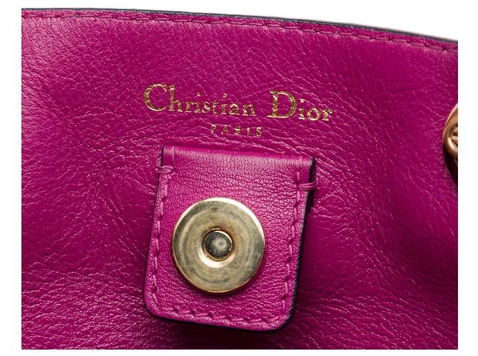 Borsa Diorissimo Dior in pelle di vitello martellata nera Large - vista 5