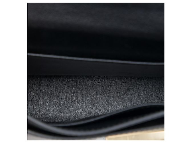 Hermès Black Mini Chevre Mysore Verrou Chaine - vista 4