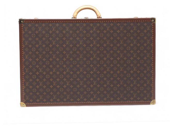 Baule Louis Vuitton Brown Monogram Alzer Trunk 80 - vista 2