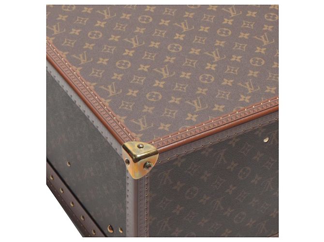 Baule Louis Vuitton Brown Monogram Alzer Trunk 80 - vista 9