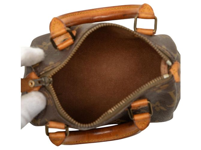 Louis Vuitton Brown Monogram Mini Speedy HL - Ansicht 4