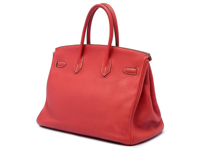 Hermès Red Clemence Birkin Retourne 35 - vista 2