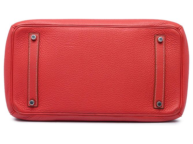 Hermès Red Clemence Birkin Retourne 35 - vista 3