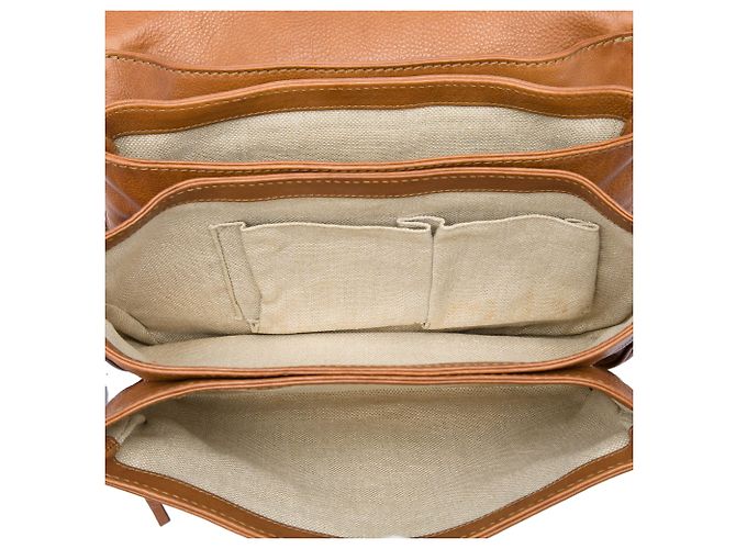 Borsa a tracolla Gucci Marrakech in tela GG beige - vista 4
