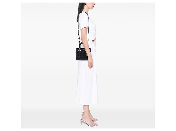 Dior Black Small Lambskin Cannage My ABCDior Lady Dior - vista 6