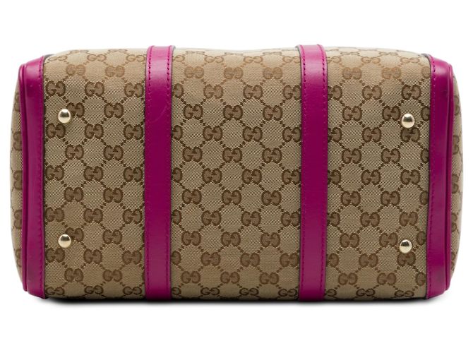 Borsa Boston Gucci Joy Medium in tela GG beige - vista 3