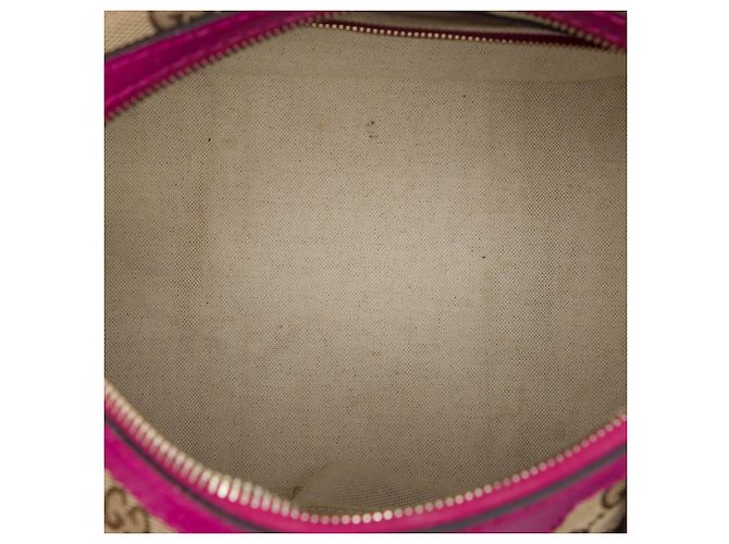 Borsa Boston Gucci Joy Medium in tela GG beige - vista 4