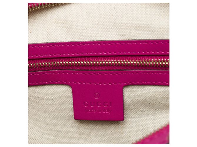 Borsa Boston Gucci Joy Medium in tela GG beige - vista 5