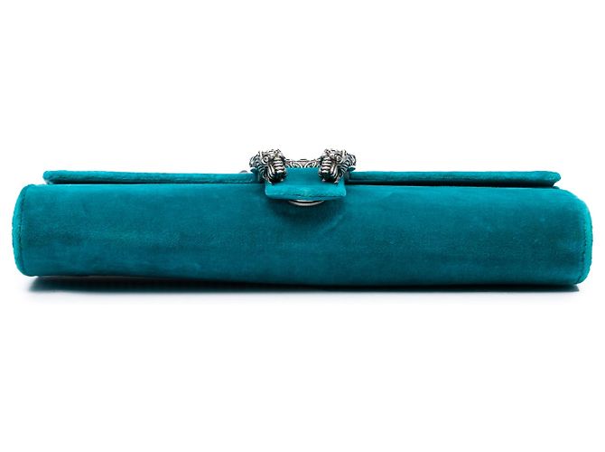 Clutch Dionysus in velluto blu Gucci - vista 3
