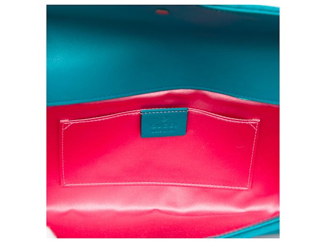 Clutch Dionysus in velluto blu Gucci - vista 4