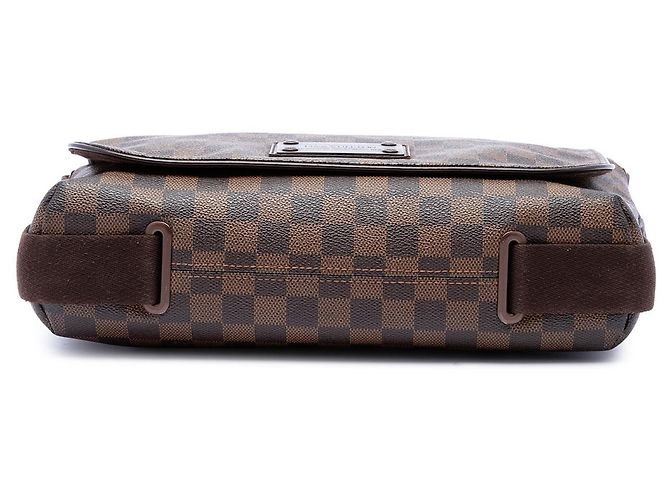 Louis Vuitton Brown Damier Ebene Brooklyn MM - vista 3