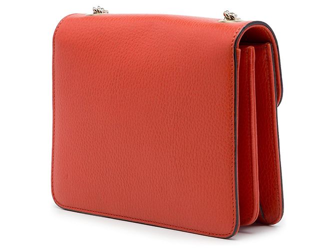Gucci Orange Small Dollar Calfskin Interlocking G Crossbody - vista 2