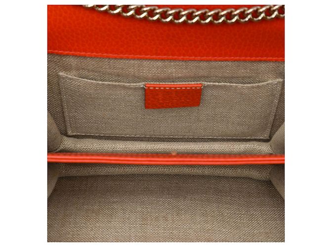 Gucci Orange Small Dollar Calfskin Interlocking G Crossbody - vista 4