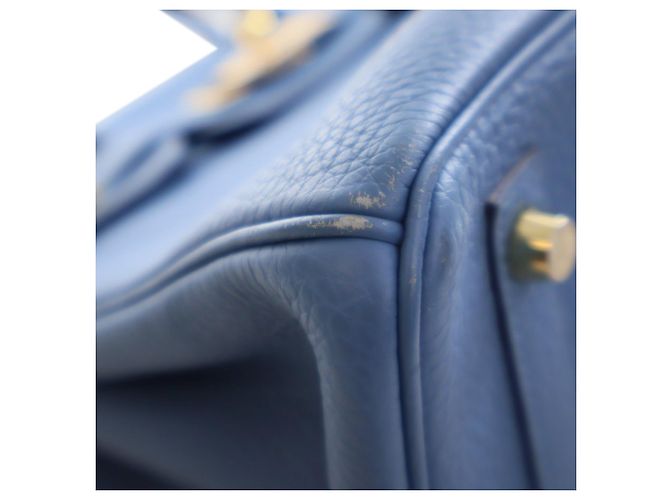 Hermès Blue Togo Birkin Retourne 30 - vista 8