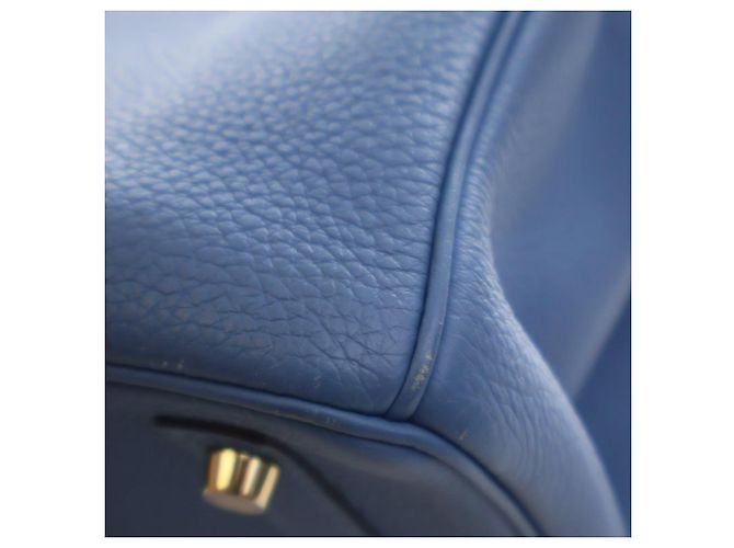 Hermès Blue Togo Birkin Retourne 30 - vista 9