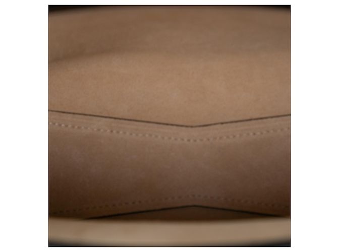 Borsa a tracolla Le Click East West ALAÏA in vitello marrone Medium - vista 4