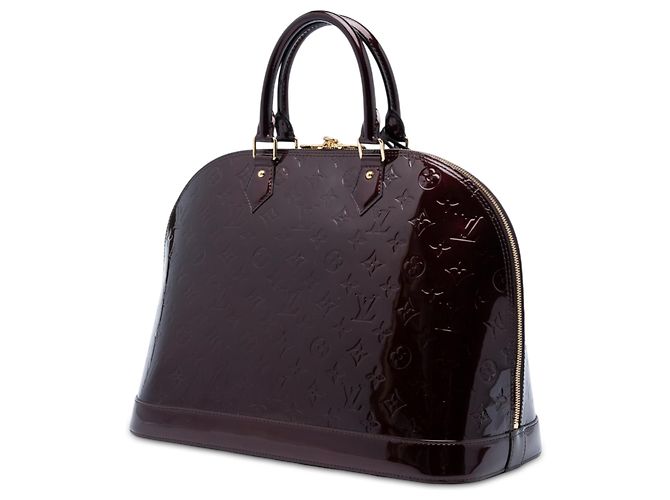 Louis Vuitton Purple Monogram Vernis Alma GM - vista 2